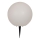 Udendørs lampe KULA 1xE27/60W/230V Ø 35 cm IP44 hvid