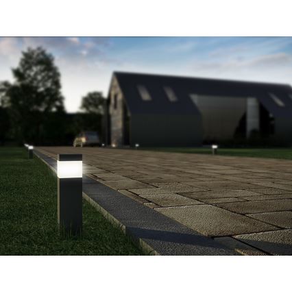 Udendørs lampe med sensor GARD 1xE14/60W/230V IP44