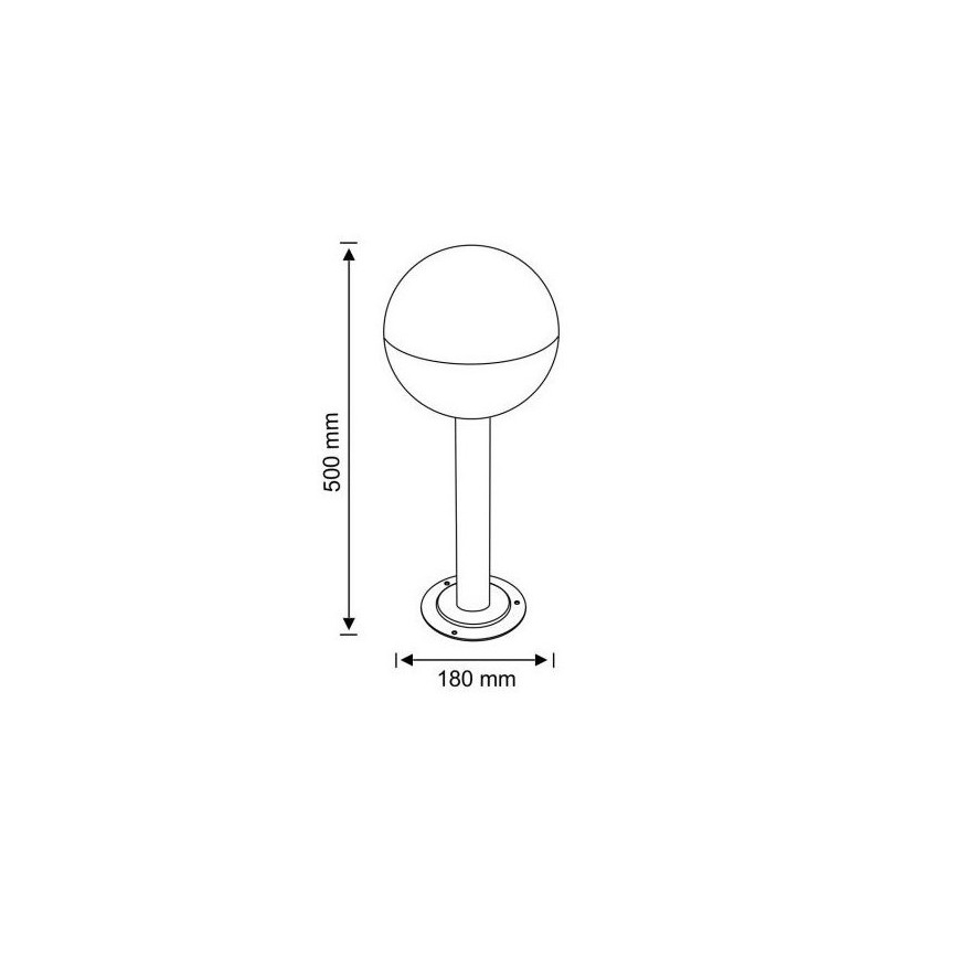 Udendørs lampe ULSA 1xE27/12W/230V IP44 50 cm