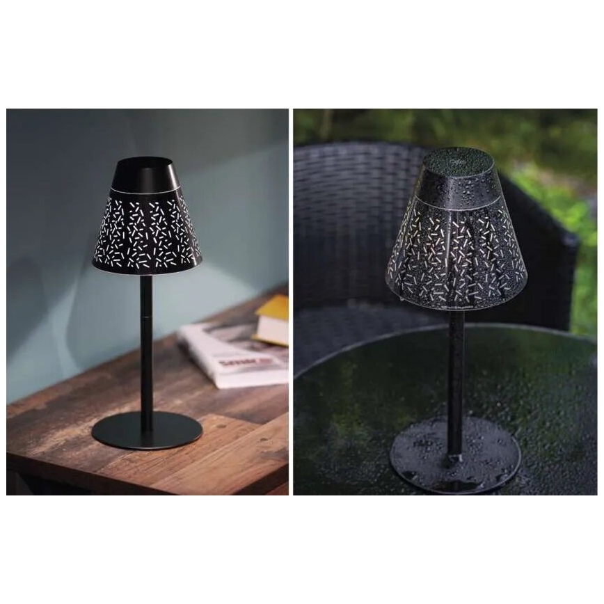 Udendørs LED bordlampe dæmpbar og genopladelig LED/4,2W/5V 2200mAh IP44