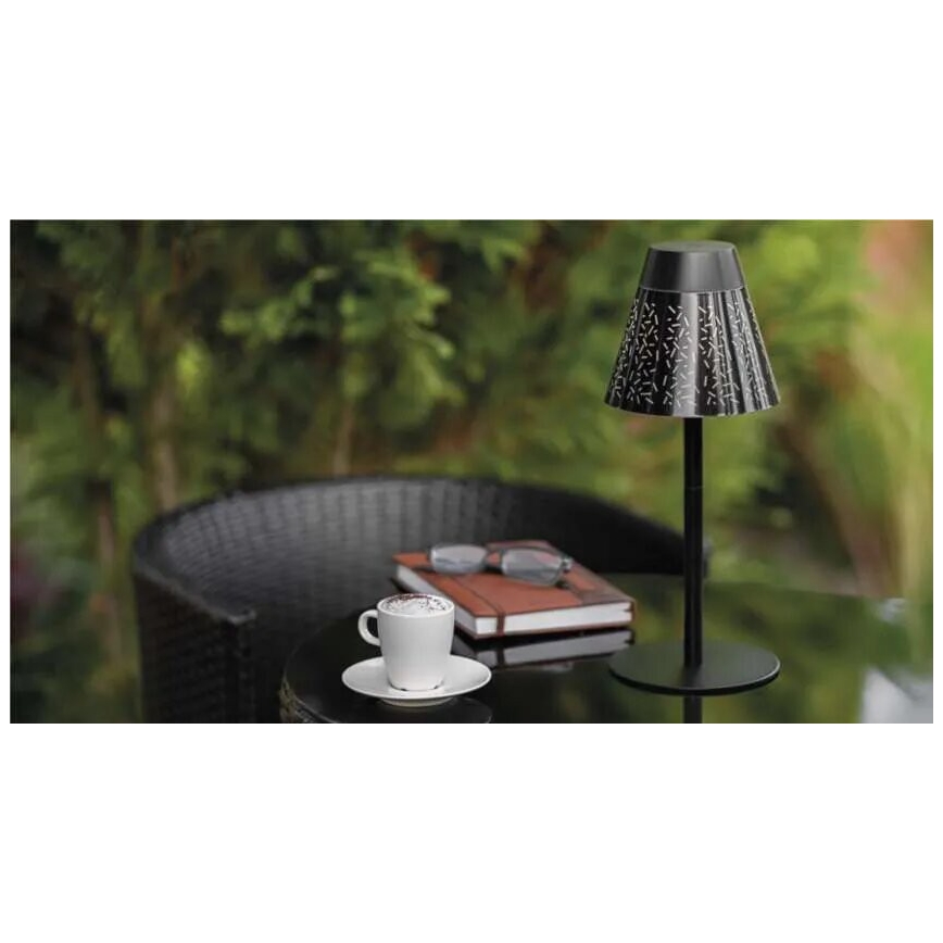 Udendørs LED bordlampe dæmpbar og genopladelig LED/4,2W/5V 2200mAh IP44