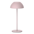 Udendørs LED bordlampe m. touch-funktion dæmpbar TANZANIA LED/1,8W/5V USB 1800 mAh IP44 lyserød