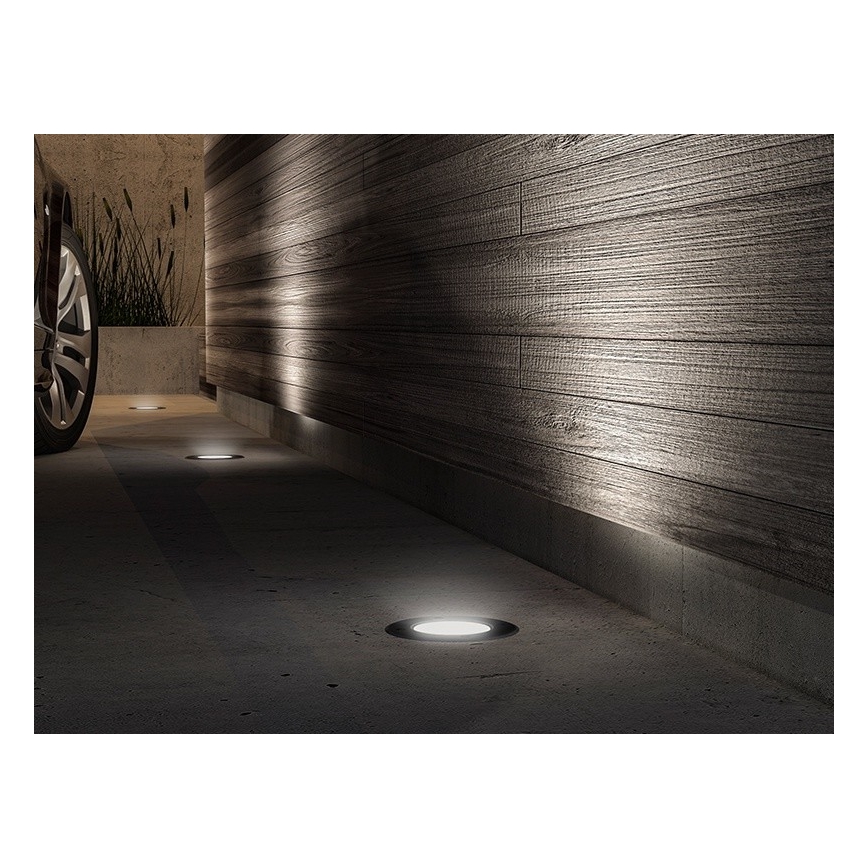 Udendørs LED indkørselslampe ROAD LED/0,5W/230V IP67 6000K
