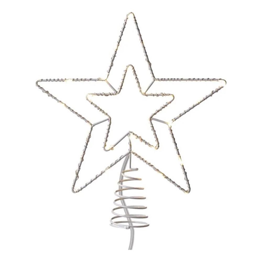 Udendørs LED juledekoration 30xLED/4W/30V IP44 varm hvid