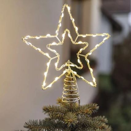 Udendørs LED juledekoration 30xLED/4W/30V IP44 varm hvid