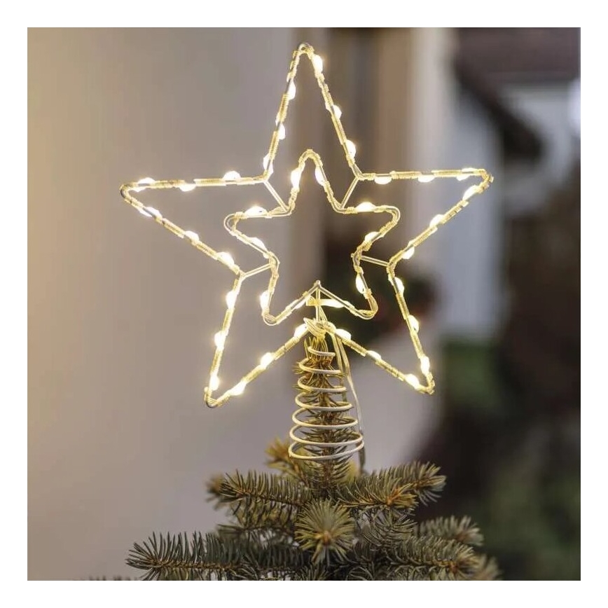Udendørs LED juledekoration 30xLED/4W/30V IP44 varm hvid