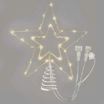 Udendørs LED juledekoration 30xLED/4W/30V IP44 varm hvid
