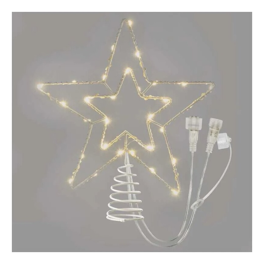 Udendørs LED juledekoration 30xLED/4W/30V IP44 varm hvid