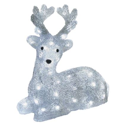 Udendørs LED juledekoration 40xLED/2,1W/230V IP44 hjort