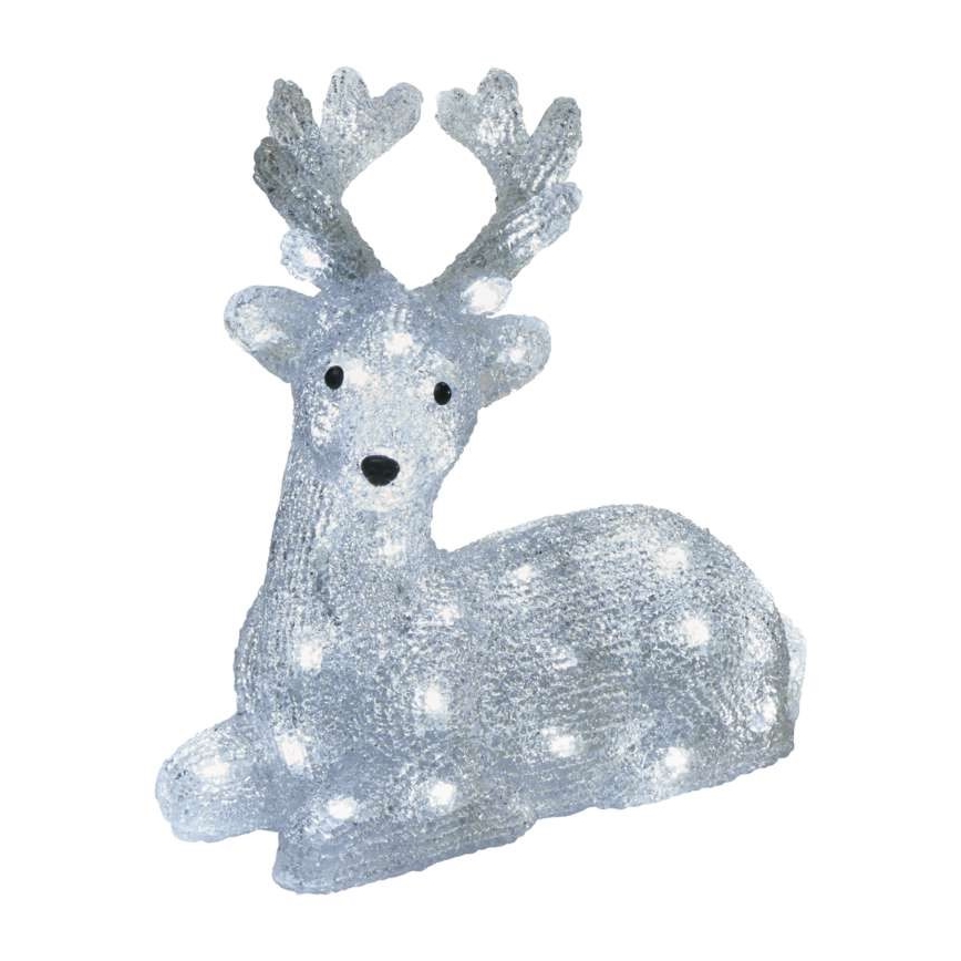 Udendørs LED juledekoration 40xLED/2,1W/230V IP44 hjort