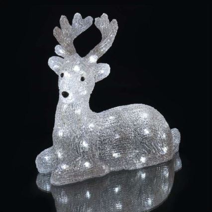 Udendørs LED juledekoration 40xLED/2,1W/230V IP44 hjort