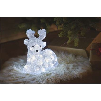 Udendørs LED juledekoration 40xLED/2,1W/230V IP44 hjort