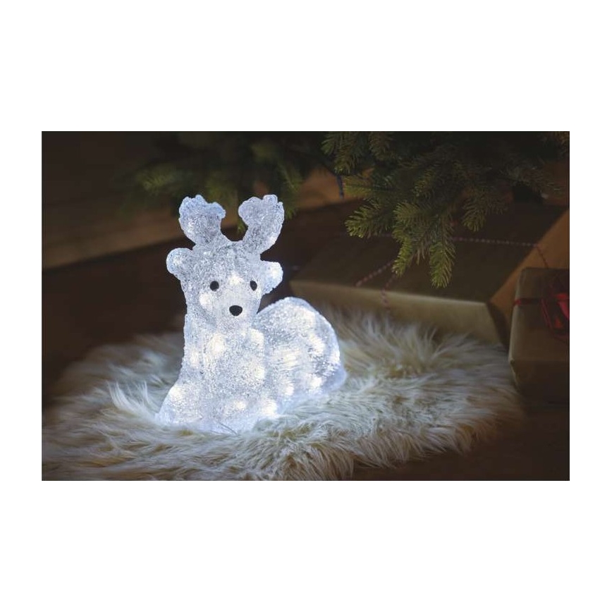 Udendørs LED juledekoration 40xLED/2,1W/230V IP44 hjort