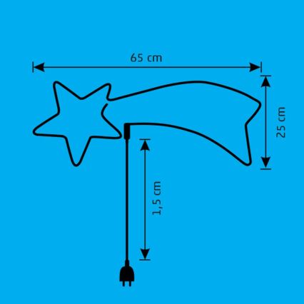 Udendørs LED juledekoration LED/10W/230V IP44