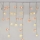 Udendørs LED julelyskæde 100xLED/2,5x0,9m IP44 rød/vintage