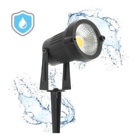 Udendørs LED-lampe BLAKE LED/5W/230V 4000K IP65 sort