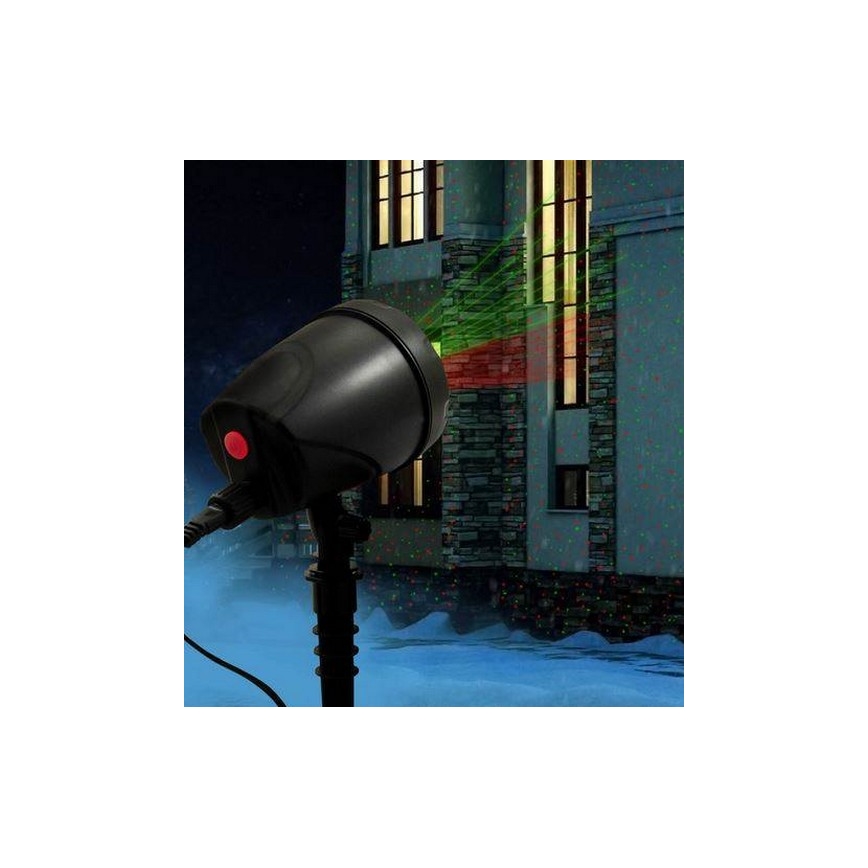 Udendørs LED laserprojektør LED/5W/230V IP44