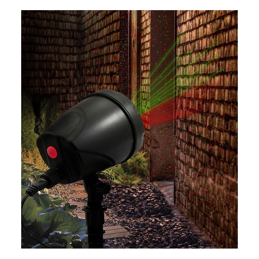 Udendørs LED laserprojektør LED/5W/230V IP44