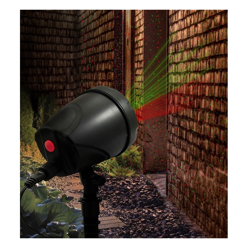 Udendørs LED laserprojektør LED/5W/230V IP44