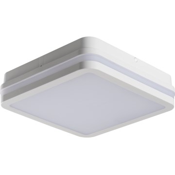 Udendørs LED loftlampe BENO LED/12/18W/230V 3000/3500/4000K IP65 hvid kantet