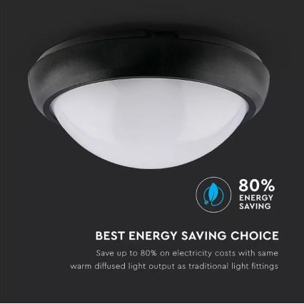 Udendørs LED loftlampe LED/12W/230V IP54