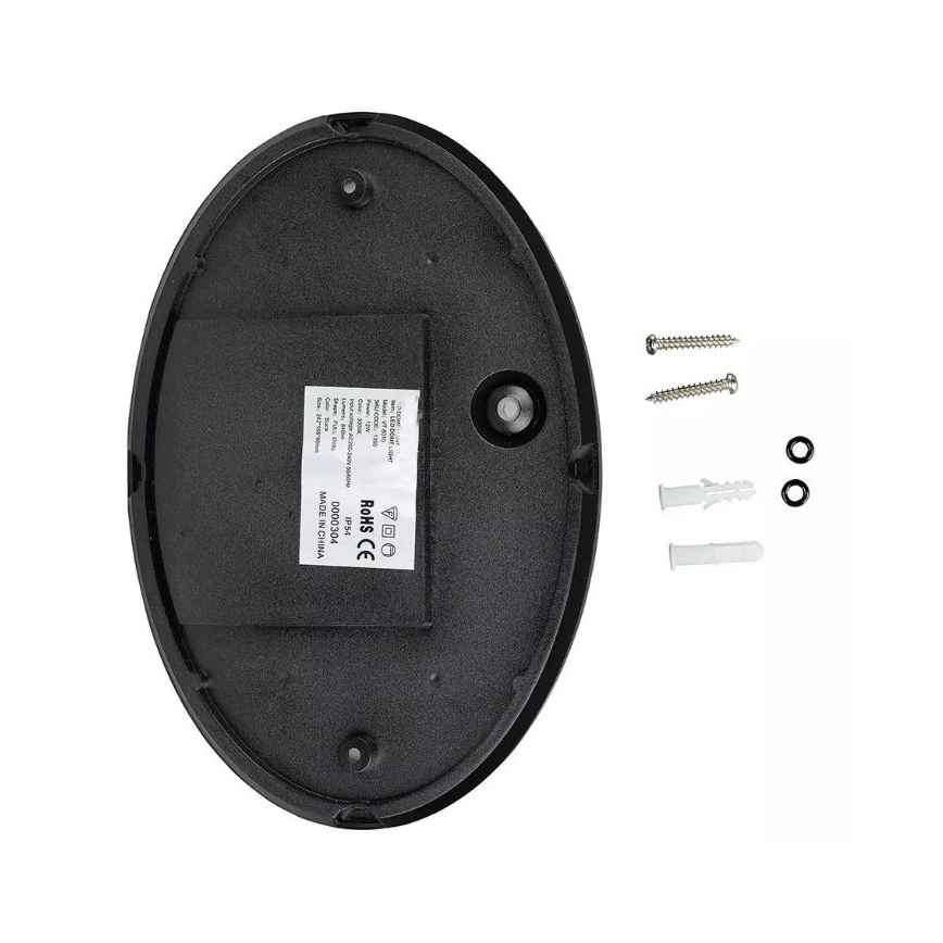 Udendørs LED loftlampe LED/12W/230V IP54