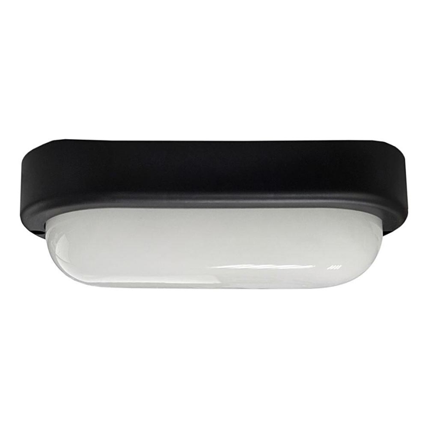Udendørs LED loftlampe LED/15W/230V 4200K 20x9,8 cm IP64 sort