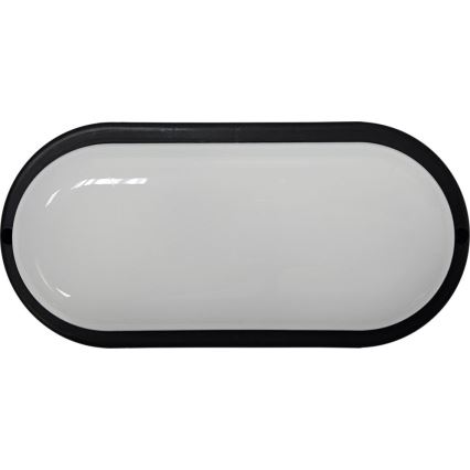 Udendørs LED loftlampe LED/15W/230V 4200K 20x9,8 cm IP64 sort