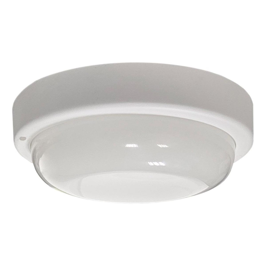 Udendørs LED loftlampe LED/15W/230V 4200K diameter 15,5 cm IP64 hvid