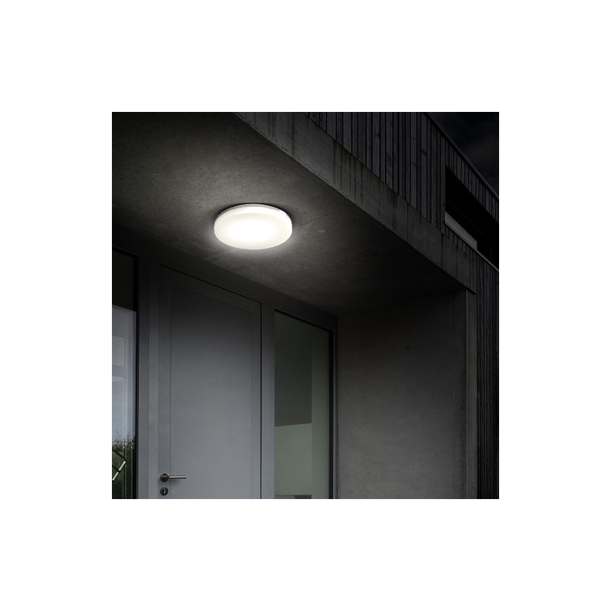 Udendørs LED loftlampe LED/15W/230V IP54