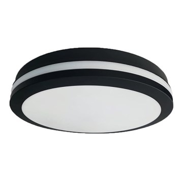 Udendørs LED loftlampe MARLON LED/12W/230V 4000K IP54 sort