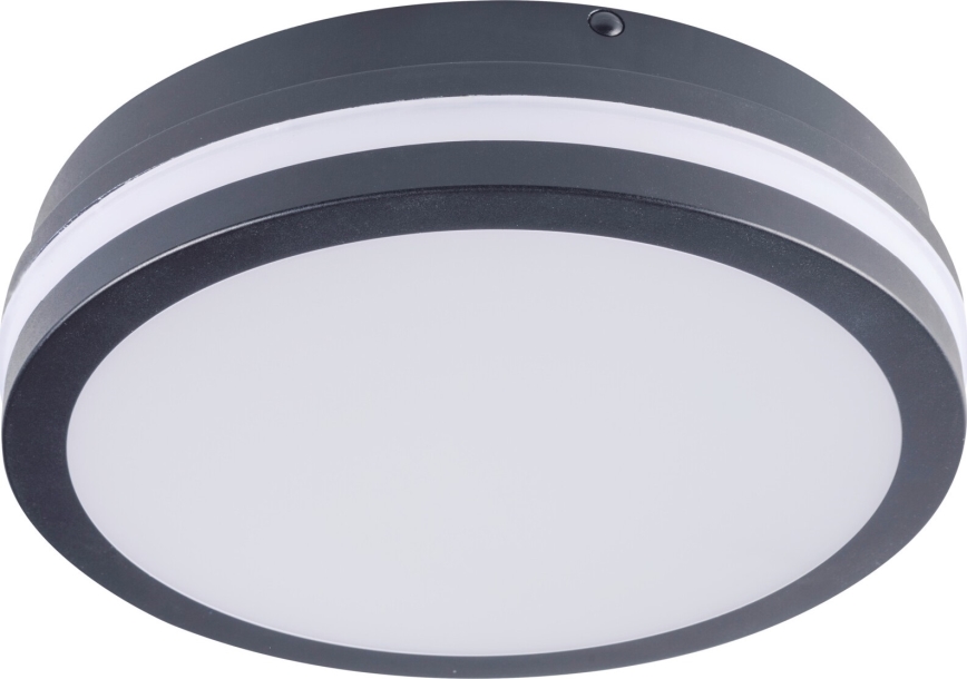Udendørs LED loftlampe med bevægelsessensor BENO LED/12/18W/230V 3000/3500/4000K IP65 antracit rund