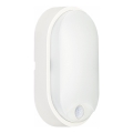 Udendørs LED loftlampe med sensor LED/14W/230V IP54 hvid