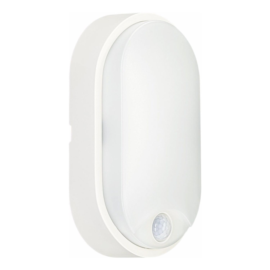 Udendørs LED loftlampe med sensor LED/14W/230V IP54 hvid