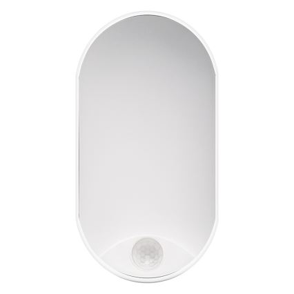 Udendørs LED loftlampe med sensor LED/14W/230V IP54 hvid