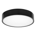 Udendørs LED loftlampe med sensor MARTIN LED/15W/230V 3000/4000K diameter 30 cm IP65 sort