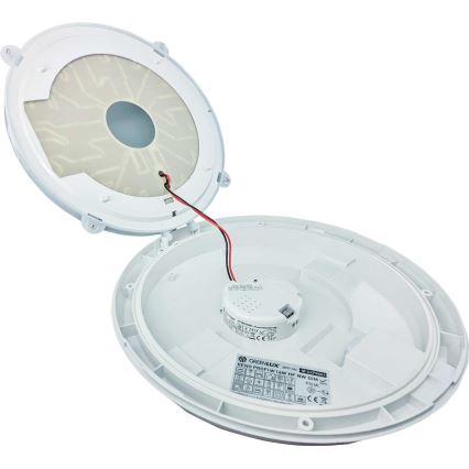 Udendørs LED loftlampe med sensor RENO LED/16W/230V IP66 hvid