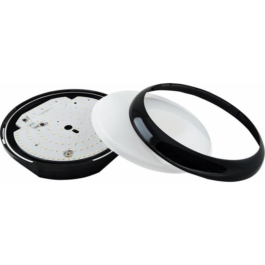 LED Dæmpbar udendørs loft lys STROPY LED/12/15/18/22W/230V 3000/4000/6000K IP65 sort