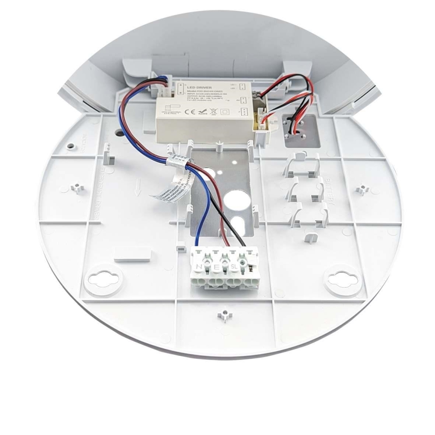 LED Dæmpbar udendørs loft lys STROPY LED/12/15/18/22W/230V 3000/4000/6000K IP65 sort