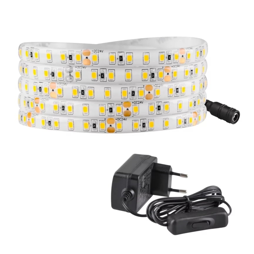 Udendørs LED lysbånd 3m LED/23W/24V/230V 4000K IP65