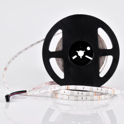 Udendørs LED lysbånd dæmpbart RGB-farver 5 m LED/14W/12V IP65