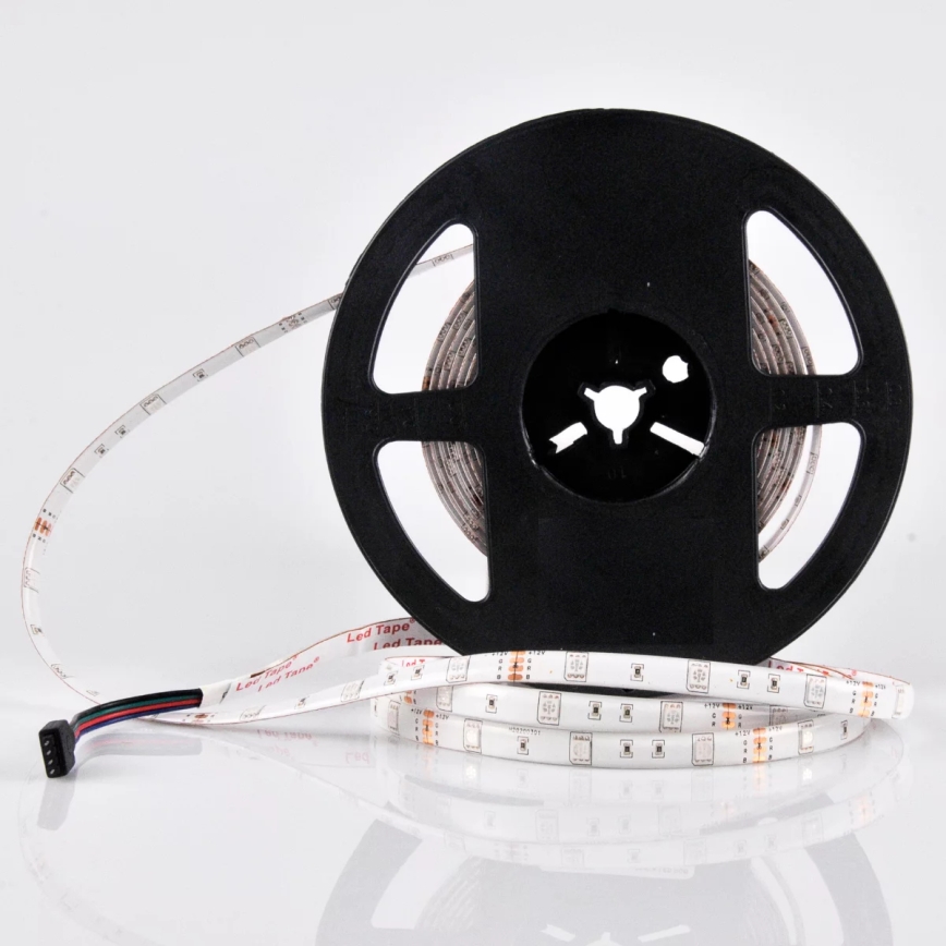 Udendørs LED lysbånd dæmpbart RGB-farver 5 m LED/14W/12V IP65