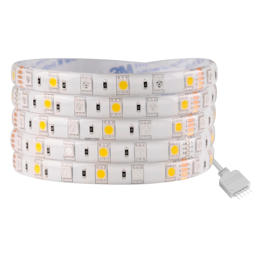 Udendørs LED lysbånd dæmpbart RGBW-farver 5 m LED/24W/12V IP65