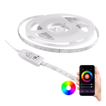 Udendørs LED lysbånd RGB-farver Wi-Fi LED/6,5W/IP65 2 m Tuya