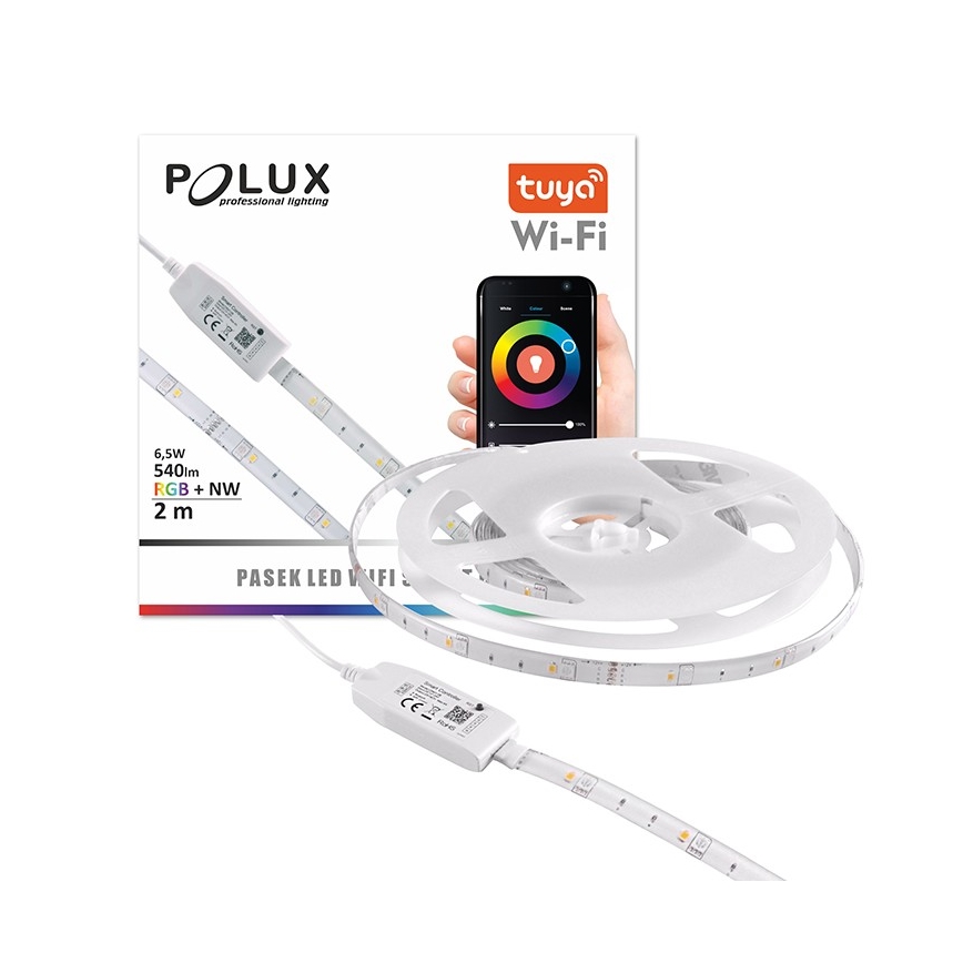 Udendørs LED lysbånd RGB-farver Wi-Fi LED/6,5W/IP65 2 m Tuya