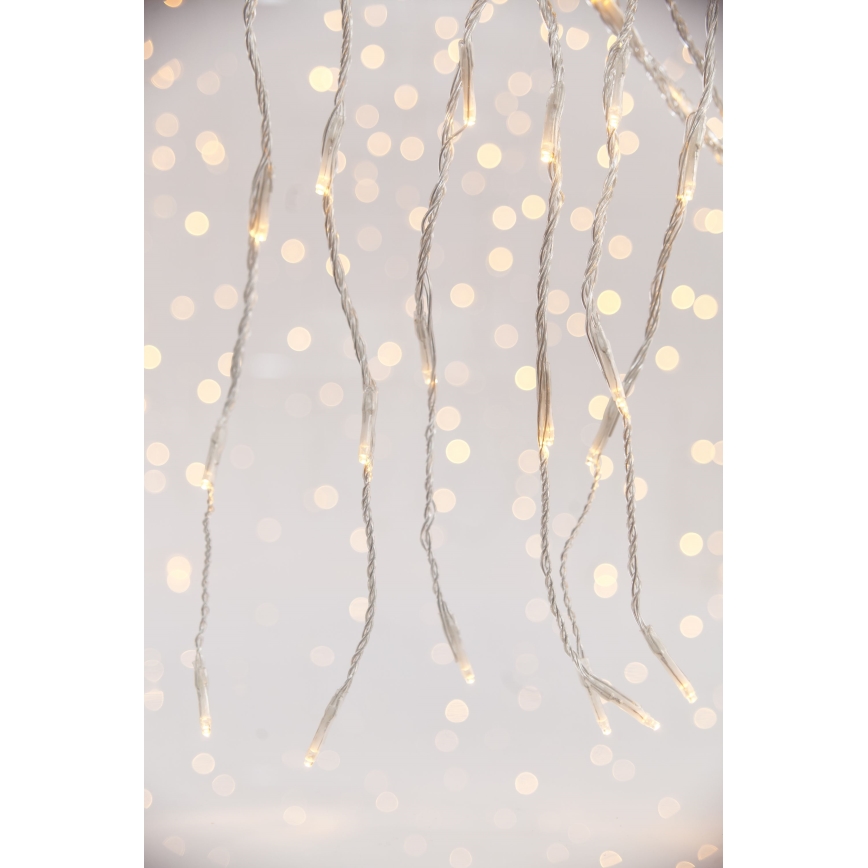 LED Udendørs lysgardin CURTAIN 360xLED/3,6W/230V 2x2 m IP44 varm hvid