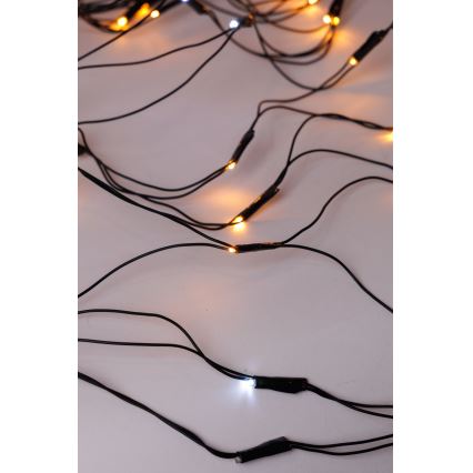 LED Udendørs lysgardin NET 240xLED/7,2W/230V 1,5x2 m IP44 varm hvid