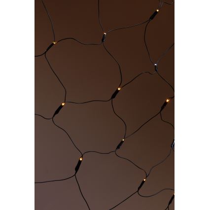 LED Udendørs lysgardin NET 240xLED/7,2W/230V 1,5x2 m IP44 varm hvid