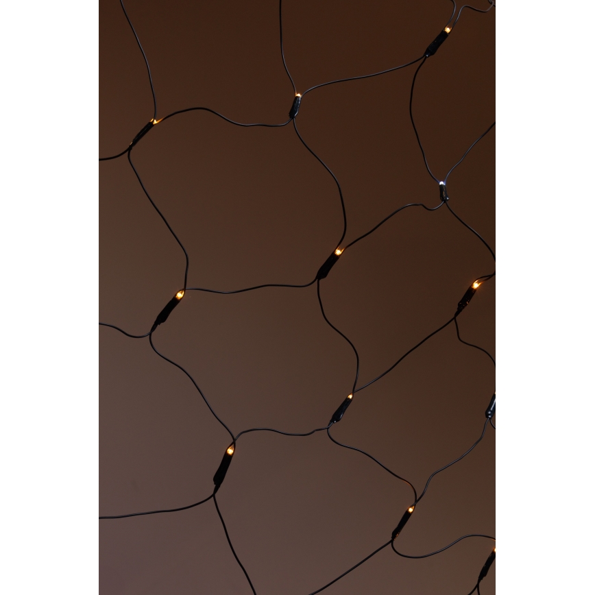 LED Udendørs lysgardin NET 240xLED/7,2W/230V 1,5x2 m IP44 varm hvid