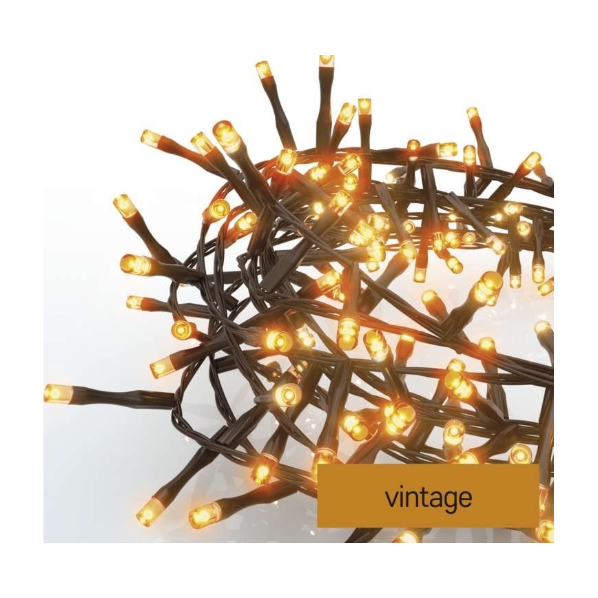 Udendørs LED lyskæde 300xLED/11 m IP44 vintage